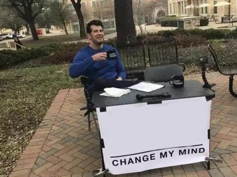 Change My Mind meme about Bloomers Intimates